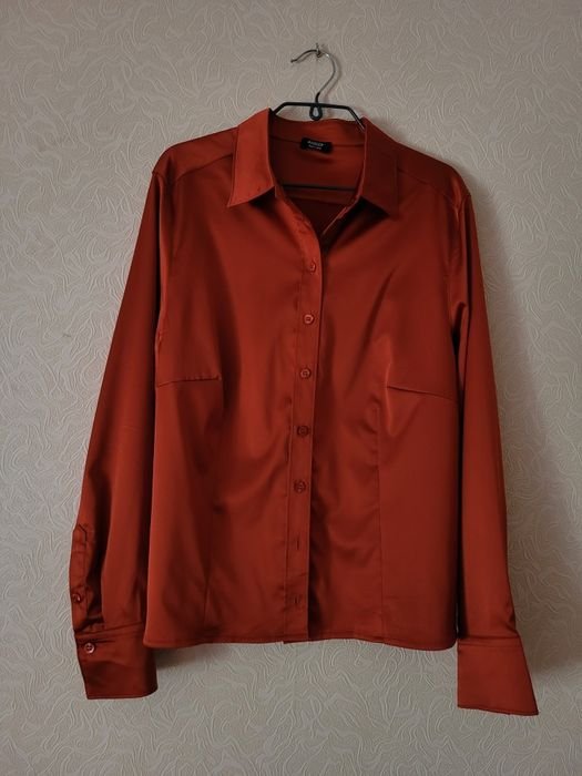 Женская Basler Блуза Терракотовая Атлас 38