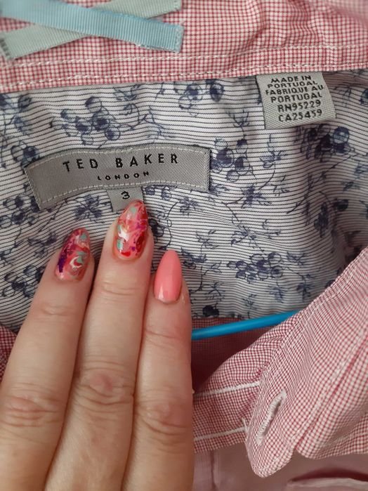 Мужской Ted Baker Сорочка Белая Хлопок М