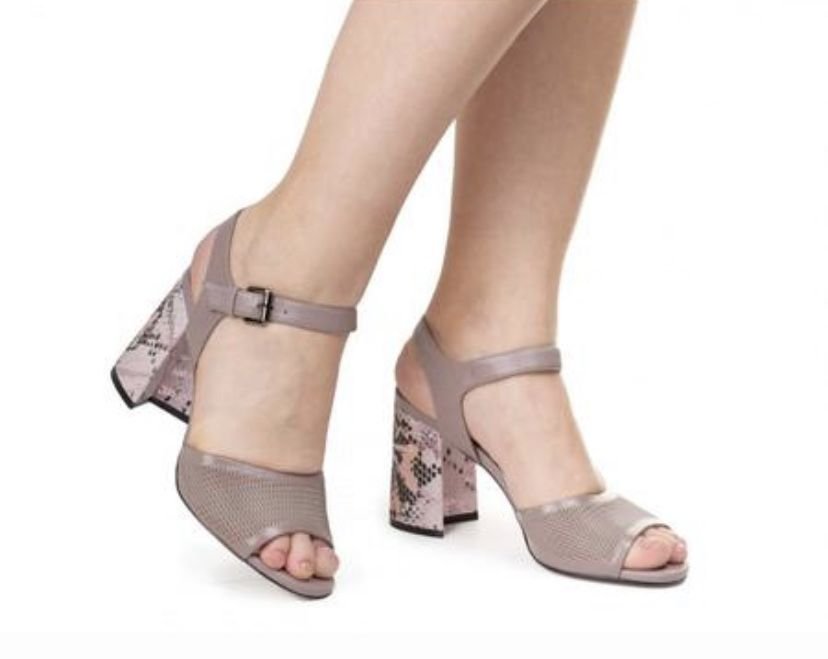 Femme Vitto Rossi Talons Rose Cuir Synthétique 40