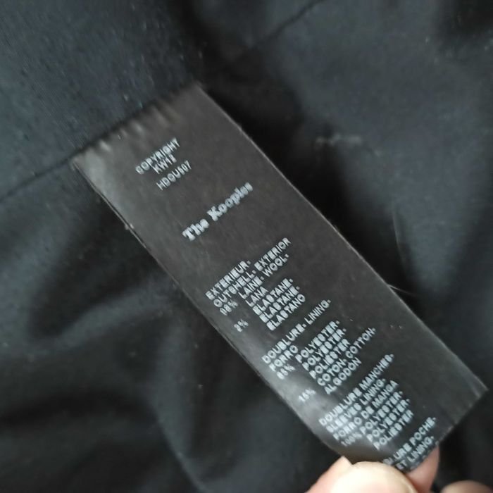 Мужской The Kooples Зимняя Куртка Серый Шерсть 36