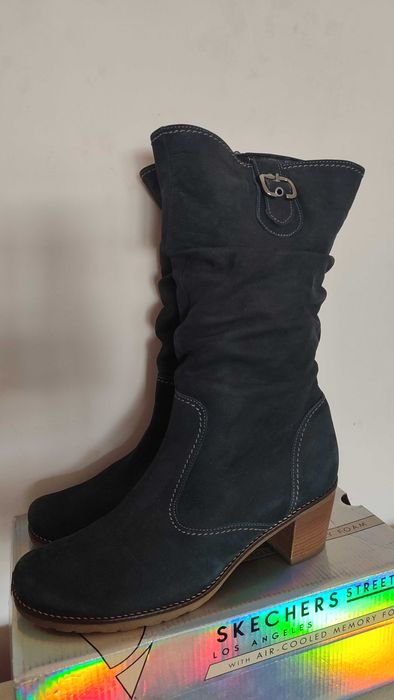 Donna Gabor Stivali Neri Pelle 41