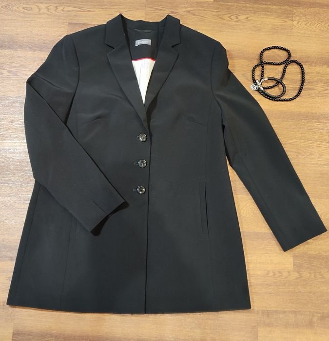 Damen Gerry Weber Sakko Schwarz Polyester 42