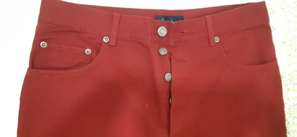 Homme Boden Jeans Rouge Coton 32