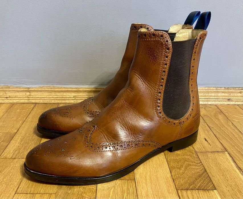 Homme Melvin&Hamilton Bottes Marron Cuir 40