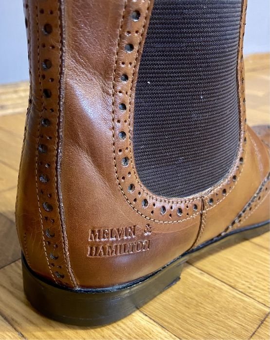 Homme Melvin&Hamilton Bottes Marron Cuir 40