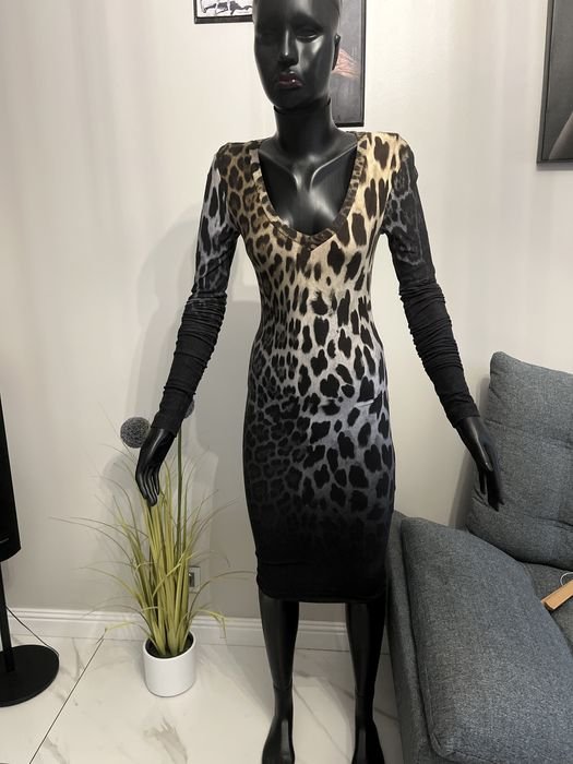 Women Iceberg Dress Leopard Print XS-S