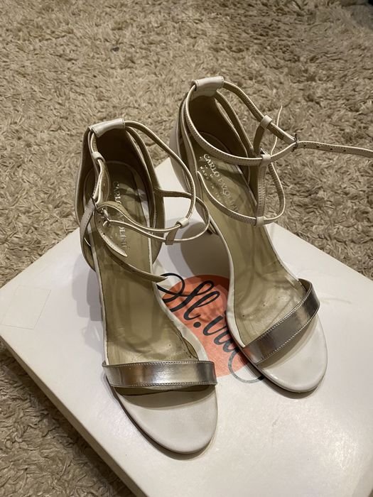 Женские Carlo Pazolini Босоножки Белые Кожа 41