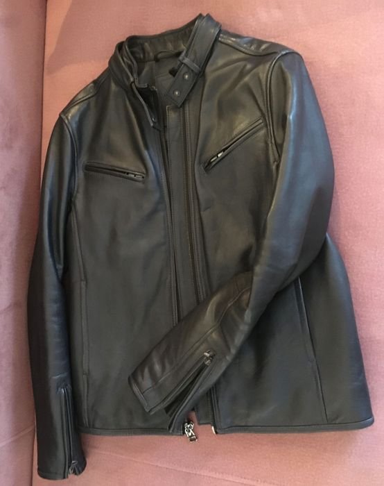 Uomo G-Star Raw Giacca Pelle Nera S