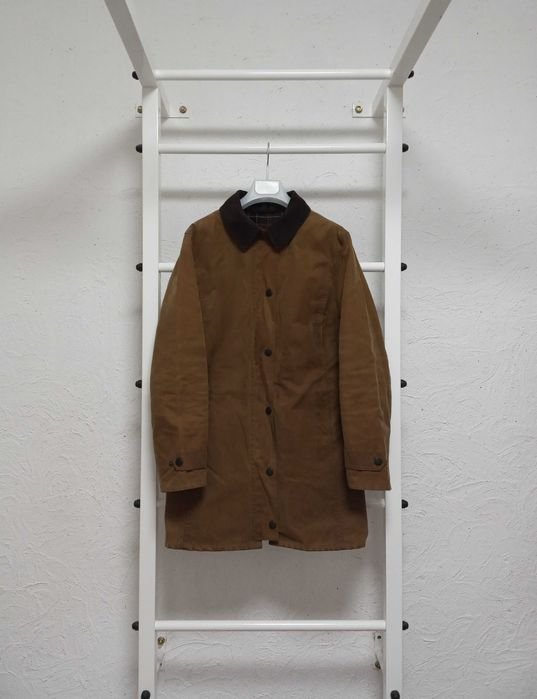 Женская Barbour Куртка Ваксованая Зелёная 38