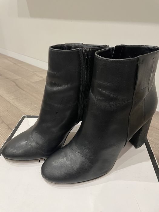 Women Nine West Boots Leather 40