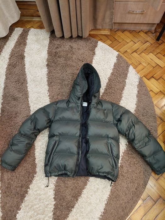 Homme Aspesi Veste d'Hiver Noire Duvet 40