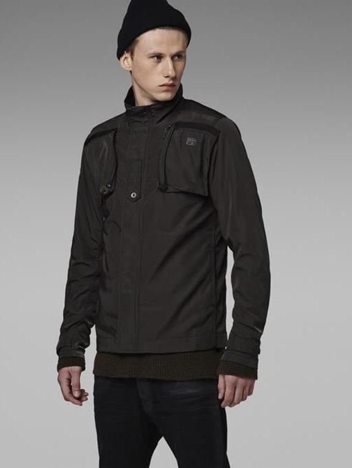 Мужской G-Star Raw Овершот Чёрный Хлопок S