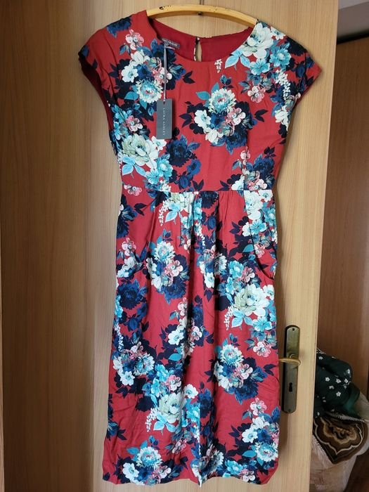 Donna Laura Ashley Abito Luminoso Viscosa S