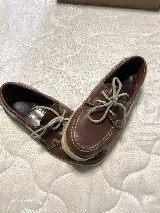 Herren Sebago Top-Siders Braun Leder 40