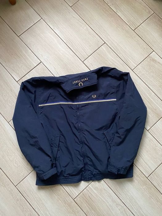 Homme Fred Perry Coupe-Vent Bleu Marine 40