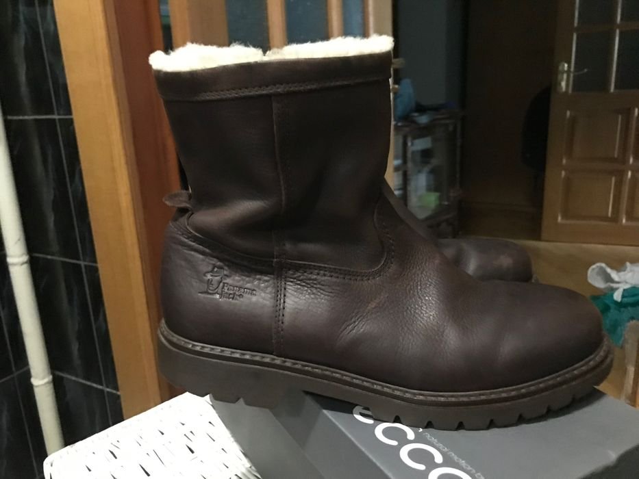 Homme ECCO Bottes Marron Cuir 43