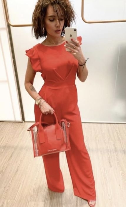 Damen Rinascimento Jumpsuit Weiß 42