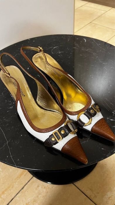 Donna Dolce Gabbana Tacchi Altro Pelle 37