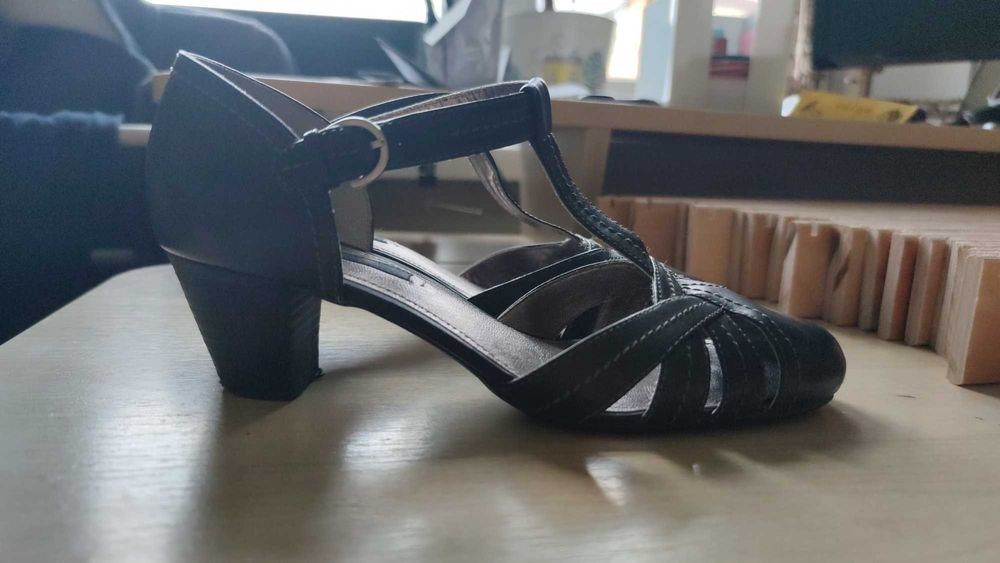 Женские Ecco Туфли Серый Кожа 36