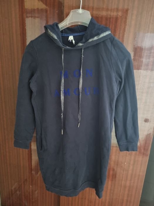 Donna Miss Etam Abito Blu Scuro Cotone