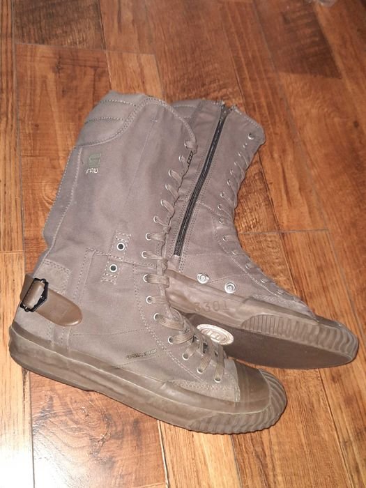 Damen G-Star Raw Stiefeletten Schwarz Textil 39