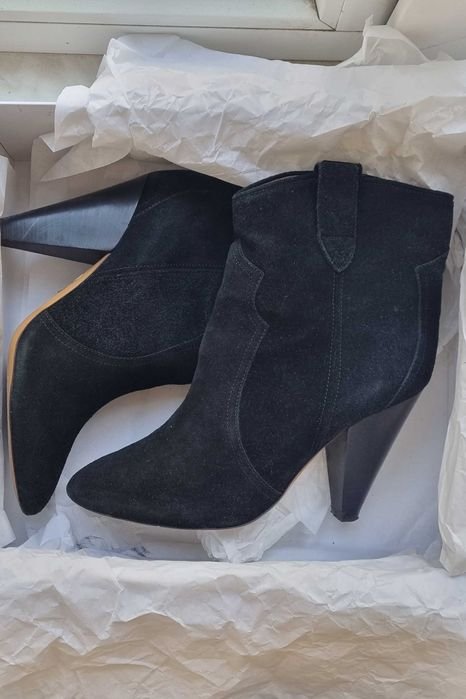 Damen Isabel Marant Stiefel Schwarz Wildleder 40