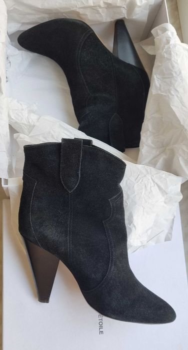 Damen Isabel Marant Stiefel Schwarz Wildleder 40