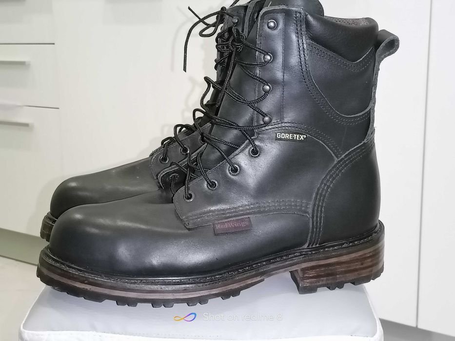 Uomo Red Wing Stivali Neri 43
