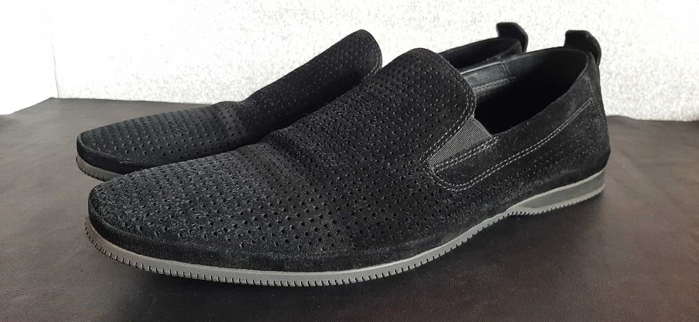 Мужские Carlo Pazolini Мокасины Чёрные Замша 41