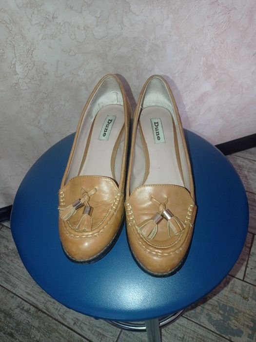 Femme Dune Talons Orange Cuir 38