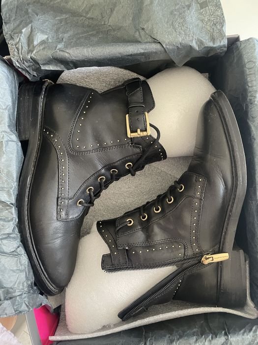 Мужские Vince Camuto Черевики Чёрные Натуральная