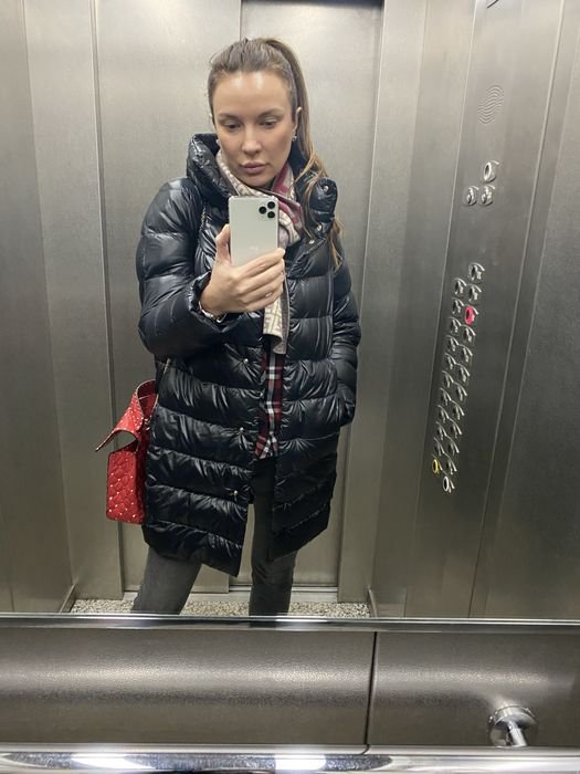 Women Herno Down Jacket Black 38