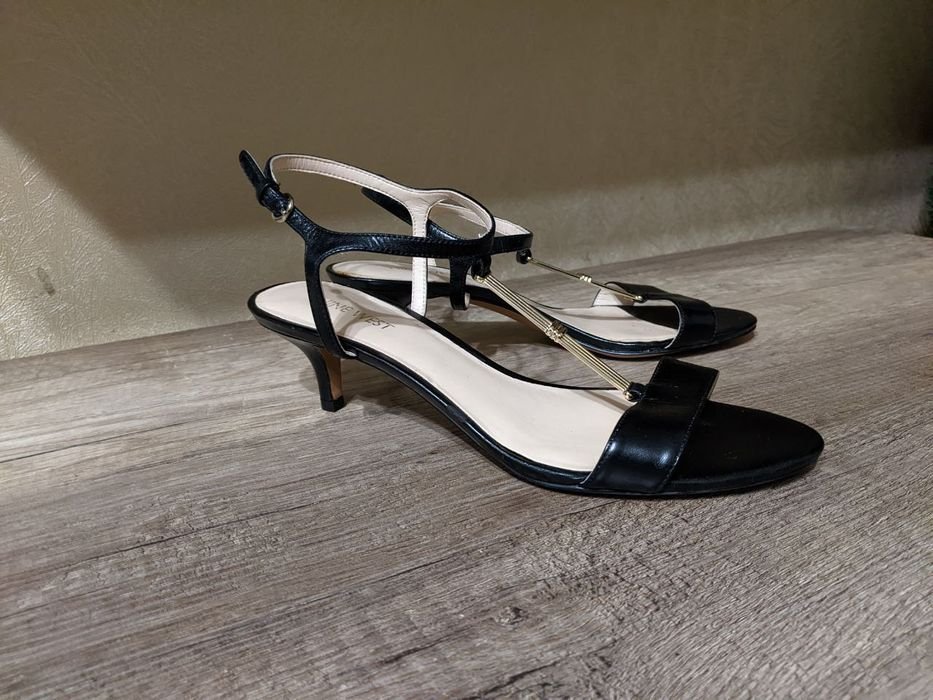 Femme Nine West Talons Noir Cuir Synthétique 39.5