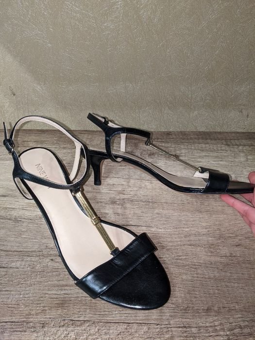 Femme Nine West Talons Noir Cuir Synthétique 39.5