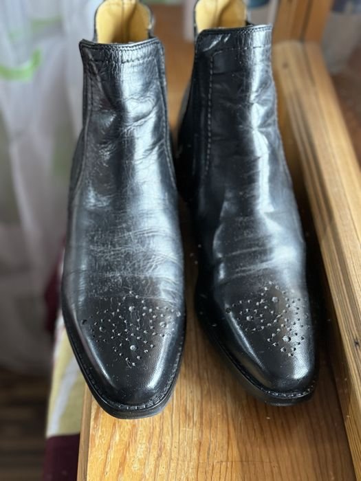 Men Melvin&Hamilton Boots Black Leather 41