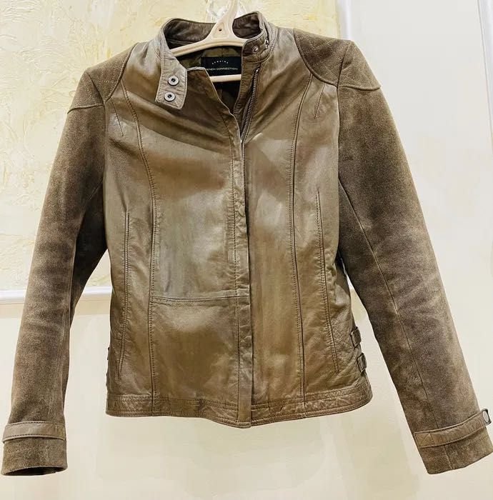 Женская French Connection Куртка Зелено-Горчичная