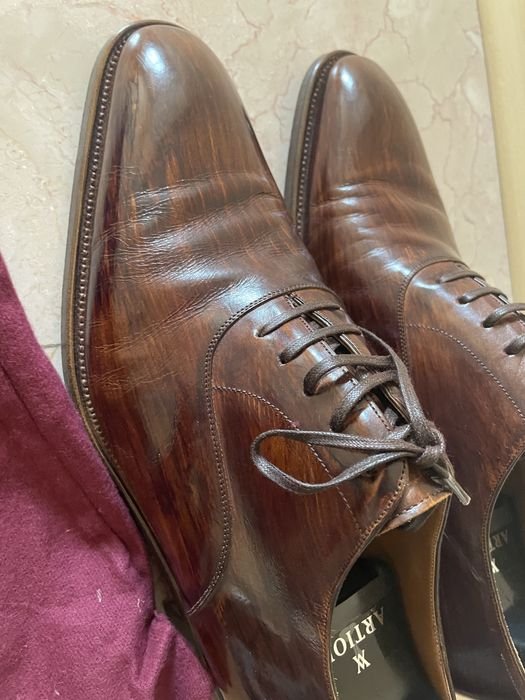 Мужские Artioli Туфли Коричневый Кожа 44