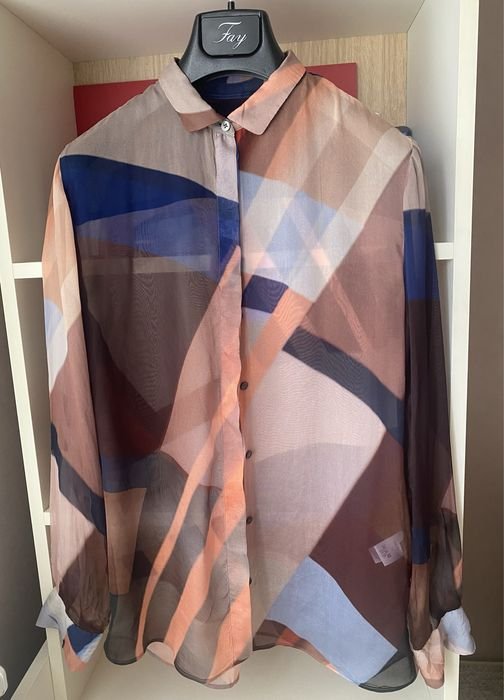 Femme Paul Smith Chemise Multicolore Soie 36