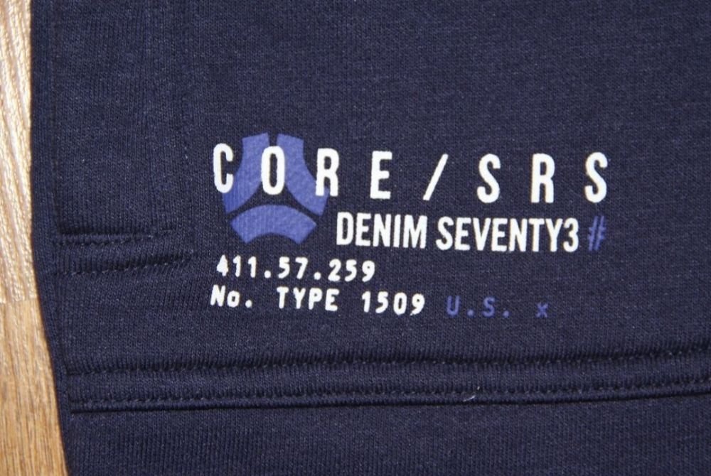 Мужские Denim Seventy3 Шорты Тёмно-синие Хлопок 30