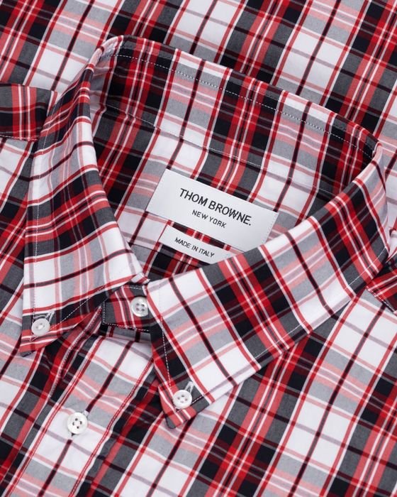 Herren Thom Browne Hemd Rot Baumwolle 40