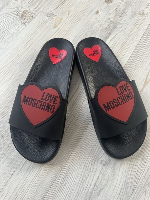 Women Love Moschino Slippers Black 39