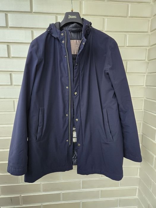 Men Herno Jacket Grey Lightweight 52