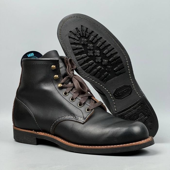 Homme Red Wing Bottes Cuir Noir 42