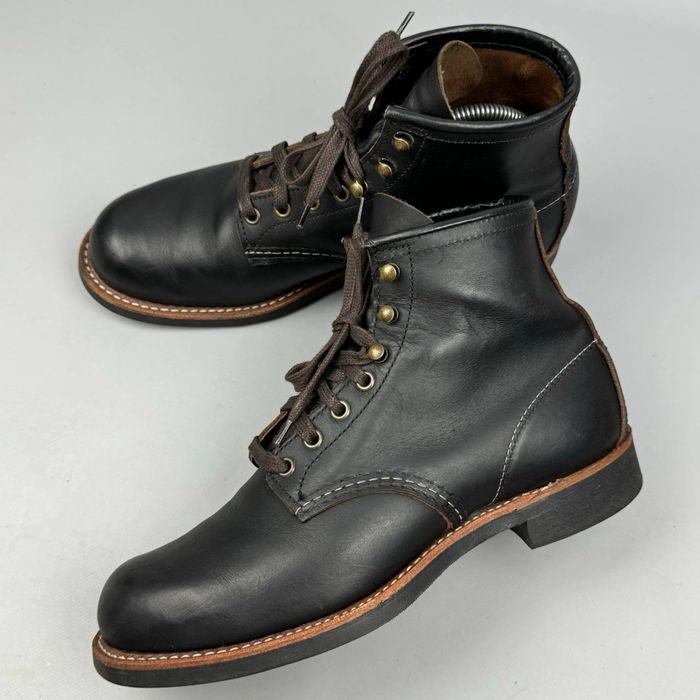 Homme Red Wing Bottes Cuir Noir 42