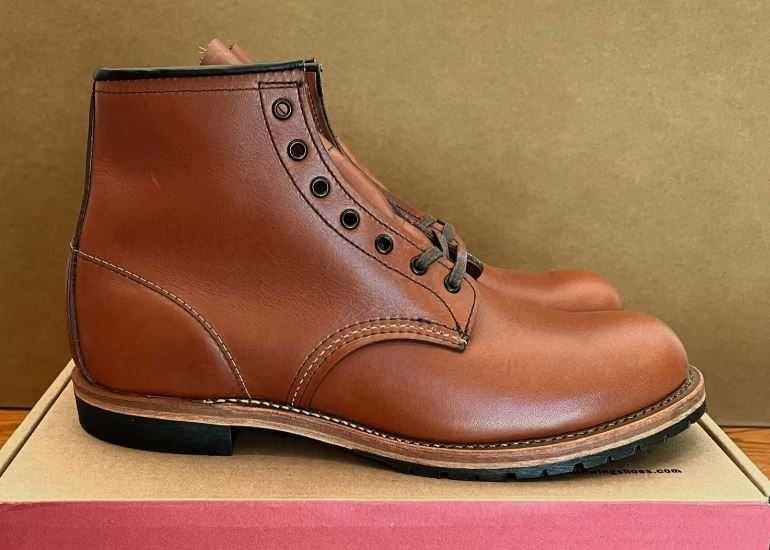 Мужские Red Wing Ботинки Коричневый Натуральная