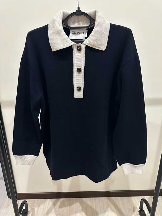 Donna Closed Maglione Nero Cotone 36