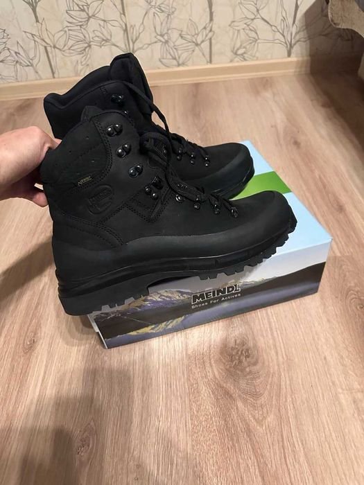 Мужские Meindl Берцы Чёрные Замша 44