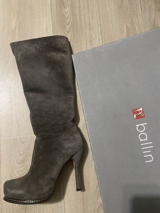 Мужские Ballin Черевики Серый Замша 37.5