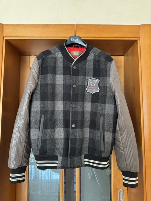 Uomo Iceberg Bomber Giacca Taglia Unica Lana