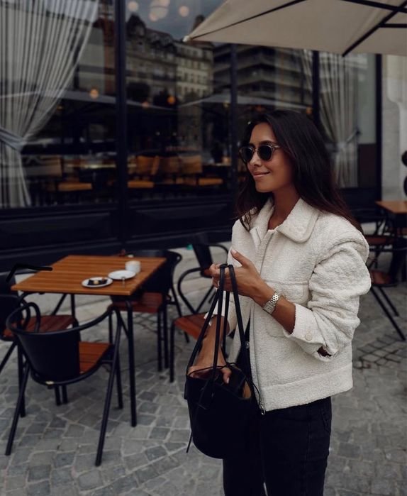 Женский Sandro Paris Пиджак Твид 40